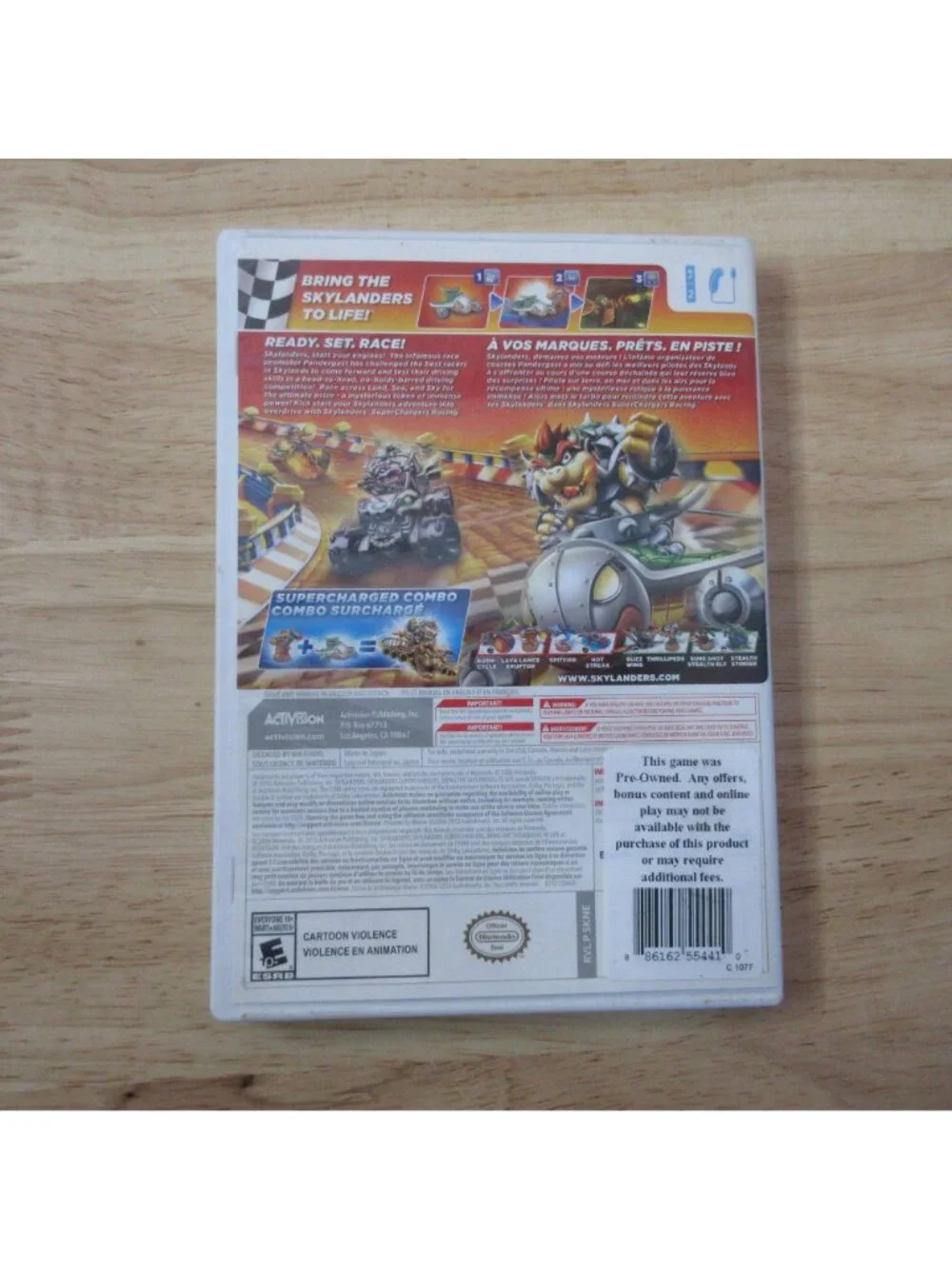 Wii Bundle 2 Video Games - Infinity & Skylanders Superchargers Racing